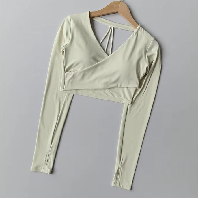 Women Elegant V Neck Long Slee - Pilate Yoga Workout recension och pris