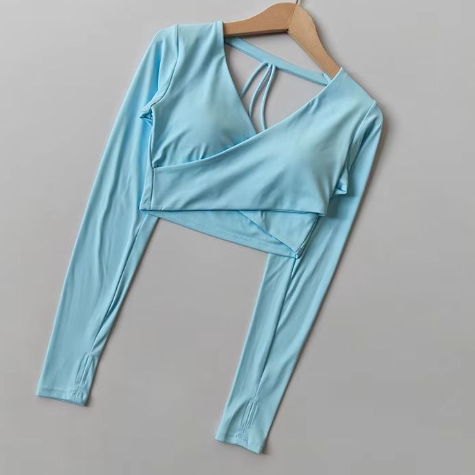 Women Elegant V Neck Long Slee - Pilate Yoga Workout recension och pris