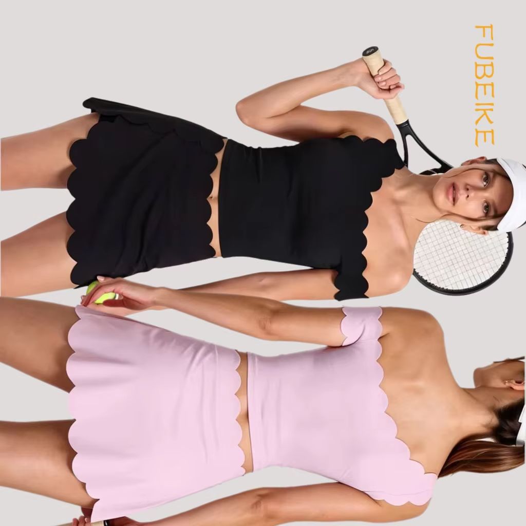 Women Scalloped One Shoulder P - Pilates Yoga One recension och pris
